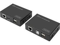 digitus DS-51201 Netwerkverlenging Kabelgebonden, LAN, Patchkabel Reikwijdte (max.): 200 m