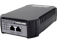 intellinet Gigabit Ultra PoE-Injektor 1 x 95 Watt-Port Kunststoffgehäuse PoE Injektor 10 / 100 / 10