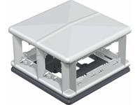 obobettermann OBO BetteRMANN Telitank 225x225x125, PA, graphitschwarz RAL 9011