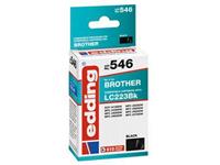 edding Cartridge vervangt Brother Brother LC223BK Compatibel Single Zwart EDD-546 18-546