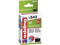 edding EDD-543 HP 302XL (F6U68AE) Cartridge vervangt HP 302 XL Zwart 590 bladzijden Compatibel Cartridge