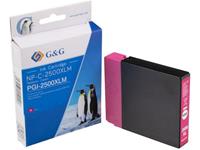 G&G Tinte ersetzt Canon PGI-2500XL M Kompatibel Magenta NP-C-2500XLM 1C2500M