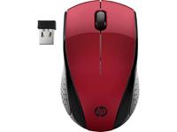 HP 220 Funk Maus Integriertes Scrollrad Rot