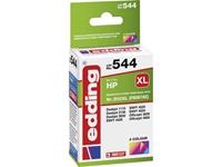 edding 18-544 Cartridge vervangt HP 302 XL Cyaan, Magenta, Geel 360 bladzijden Compatibel Cartridge