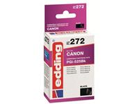 edding Tintenpatrone ersetzt Canon PGI-525BK Kompatibel einzeln Schwarz EDD-272 18-272