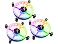 Zalman ZM-LF120 ARGB Triple Pack inkl. Controller PC-ventilator Zwart (b x h x d) 120 x 120 x 26 mm