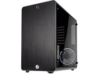 Raijintek THETIS Midi-tower PC-behuizing Zwart 1 voorgeïnstalleerde LED-ventilator, Zijvenster, Stoffilter