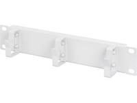 10 inch Patchkast-kabelvoering  DN-10 ORG-1U Vast inbouw Geschikt voor kastdiepte: vanaf 300 mm Grijs