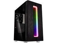 Kolink Nimbus RGB Midi-tower PC-behuizing Zwart 1 voorgeÃ¯nstalleerde ventilator, GeÃ¯ntegreerde verlichting, Zijvenster, Stoffilter