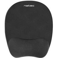 Natec Genesis NATEC Chipmunk. Breedte: 195 mm, Diepte: 235 mm. Kleur van het product: Zwart, Oppervlakte kleur: Monochromatisch, Materiaal: Stof/Weefsel, Traagschuim, Rubber, Polssteun, Anti- slip gro