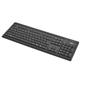 Fujitsu KB410 USB USB Tastatur Deutsch, QWERTZ, Windows Schwarz