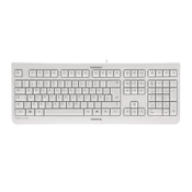 Cherry KC 1000 kabelgebundene Tastatur, hellgrau