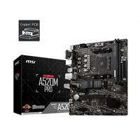 MSI A520M PRO Moederbord - AMD A520 - AMD AM4 socket - DDR4 RAM - Micro-ATX