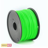 Gembird 3DP-PLA3-01-G. Printmateriaal: Polymelkzuur, Printkleuren: Groen, Merkcompatibiliteit: Universeel. Gewicht: 1 kg, Diameter: 3 mm. Aantal per verpakking: 1 stuk(s), Breedte verpakking: 180 mm, 