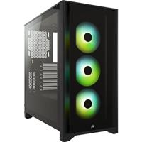 corsair iCUE 4000X RGB, ATX, T.G. Zwart