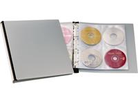 durable CD/DVD Ordner 96 CDs/DVDs/Blu-rays Schwarz, Grau 12 St. 527701