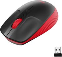 Logitech M190 Kabellose Maus - Rot