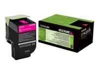 lexmark 80C2XME Origineel Tonercartridge Magenta