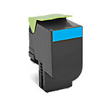 lexmark 80C0S20 Originele tonercartridge Cyaan