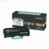 lexmark/ibm LEXMARK Rückgabe-Toner für LEXMARK X264/X363, schwarz, HC