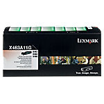 lexmark X463A11G Origineel Tonercartridge Zwart Zwart