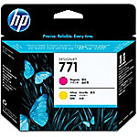 hp 771 Original Magenta & Geel Printkop CE018A