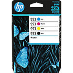 hp 953 Origineel Inktcartridge 6ZC69AE Zwart, cyaan, magenta, geel 4 Stuks