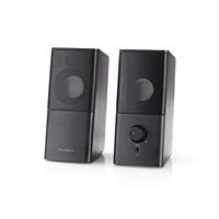 Nedis GSPR10020BK 2.0-Stereo PC/Laptop Gaming Speakers