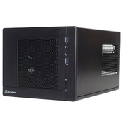 Silverstone SG05-LIGHT. Vormfactor: kubus, Soort: PC, Kleur van het product: Zwart. Vermogenstoevoer locatie: Boven. Aantal geïntstalleerde ventilators voorkant: 1x 120 mm, Voorste ventilators on