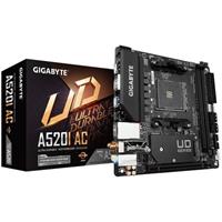 GIGABYTE A520I AC Mainboard - AMD A520 - AMD AM4 socket - DDR4 RAM - Mini-ITX
