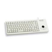 CHERRY Tastatur XS Trackball, Deutsch, QWERTZ, USB, hellgrau