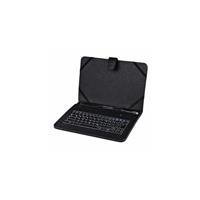 hama Tastatur OTG, mit Tasche, QWERTZ, micro-USB, schwarz
