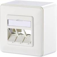 metzconnect METZ CONNECT Metz Connect Anschlussdose E-DAT modul 3x8(8) AP 1309160002-E rw (1309160002-E)