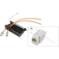 renkforce KS10 8 Port Netzwerk-Patchbox CAT 6a 1 HE