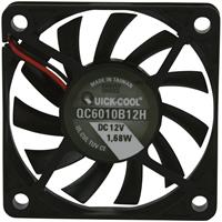 QuickCool QC6010B12H Axiallüfter 12 V/DC 25.74 m³/h (L x B x H) 60 x 60 x 10mm