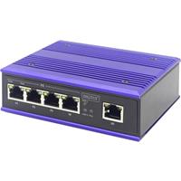 digitus DN-650107 Industrial Ethernet Switch 10 / 100 Mbit/s IEEE 802.3af (12.95 W), IEEE 802.3at (25.5 W)