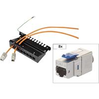 renkforce KSV8 8 Port Netzwerk-Patchbox CAT 8.1 1 HE