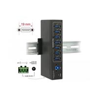 Delock External Industry Hub 7 x USB 3.0 Type-A with 15 kV E