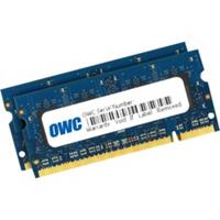 Other World Computing OWC 4GB DDR2-800. Component voor: Notebook, Intern geheugen: 4 GB, Geheugenlayout (modules x formaat): 2 x 2 GB, Intern geheugentype: DDR2, Kloksnelheid geheugen: 800 MHz, Geheug