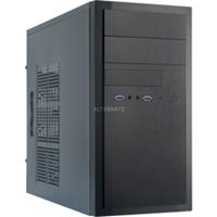 Chieftec HT-01B-OP. Vormfactor: Mini-Toren, Soort: PC, Materiaal: Aluminium. Achterkant ventilators ondersteunende diameters: 80,90,120 mm. Supported hard disk drive sizes: 2.5,3.5". Breedte: 180 