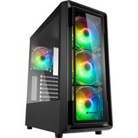 sharkoon Behuizing TK4 RG met Seitenteil aus gehÃrt. Glas