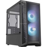 coolermaster MasterBox MB311L ARGB - Towermodel - micro ATX - geen voeding (ATX) - zwart - USB/Audio