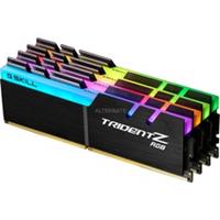 G.Skill Trident Z RGB F4-3600C16Q-32GTZRC. Component voor: PC/server, Intern geheugen: 32 GB, Geheugenlayout (modules x formaat): 4 x 8 GB, Intern geheugentype: DDR4, Kloksnelheid geheugen: 3600 MHz, 