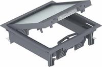 obobettermann OBO Bettermann GES4-2U10T 9011 Apparaatinzetstuk