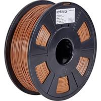renkforce RF-4511212 Filament PLA kunststof 1.75 mm 1000 g Bruin 1 stuk(s)