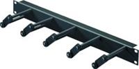 Rittal DK 5502.225 19Z Rangierpanel 1HE RAL9005 - Rangierpanel mit Kabelsprossen