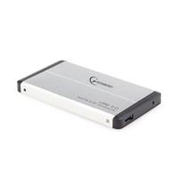 Externe 2.5' SATA harddiskbehuizing USB 3.0, zilver - Quality4All