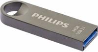 Philips Moon edition 3.1. Capaciteit: 64 GB, Aansluiting: USB Type-A, USB-versie: 3.2 Gen 1 (3.1 Gen 1). Vormfactor: Zonder dop. Gewicht: 5,4 g. Kleur van het product: Grijs