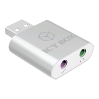ICY BOX IB-AC527 USB naar audio en microfoon adapter