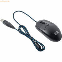 PEDEA FirstOne - Maus - USB - Schwarz